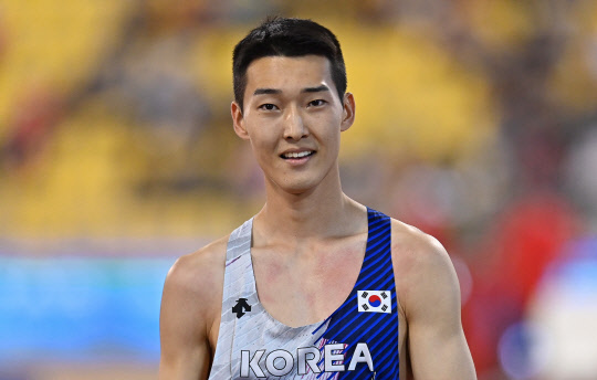 도하 다이아몬드리그에서 우승한 우상혁[EPA=연합뉴스 자료사진]